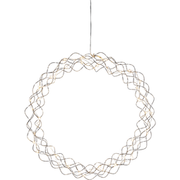 Ljósahringur Curly 45 cm króm LED