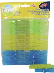 Þvottaklemmur 36Stk Plast