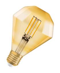 LED Vintage 1906 Diamond 4,5W(40W) E27 gyllt