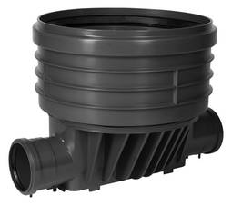 PVC brunnur með einum stút 160mm