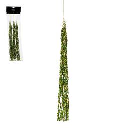 Jólaskraut skúfar grænir 3 stk. 35 cm – Mica Decorations