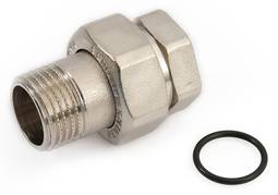 Nippil-Union 1/2", Nickel Húðaður