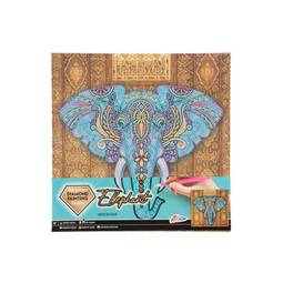 Föndursett Diamond Painting On Canvas Elephant