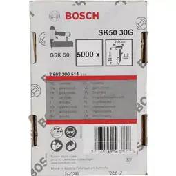 Bosch Pinnar 1,2/18G 30Mm Galv (5000)