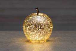 LED glerepli 16 cm gyllt Finnlumor