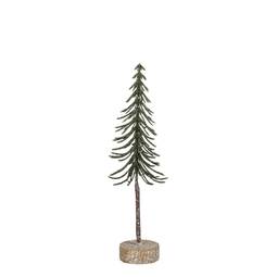 Skrautjólatré grænt með glimmeri 26 cm – Mica Decorations