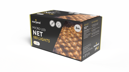 Norland Micro LED Net IP65, 3 × 1,5 m, 180 ljós – Stjörnuhvítur