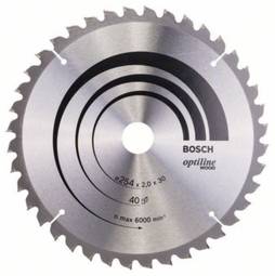 Hjólsagarblað  Optiline   254-30 Z40 -5° 