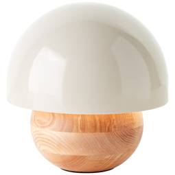 Borðlampi Nalam Grár/Viður 20cm