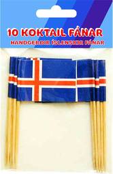 Kokteil fánar 10stk