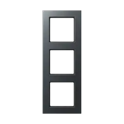Rammi 3faldur Anthracite