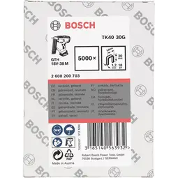 Bosch Hefti 1,2/18G 30Mm (5000)