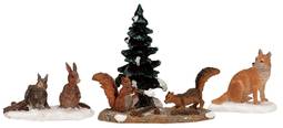 Woodland Animals, Set Of 4