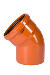 Beygja 200 mm, 45°, PVC