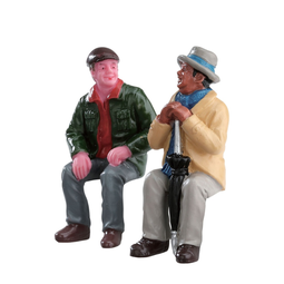 Chatting with old friends, set of 2