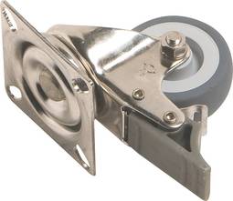 Lux Hjól 50X18Mm M/Snú/Brem Rf