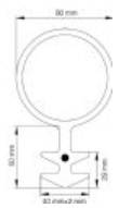 Þéttilisti silicon 8mm