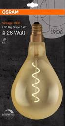 OSRAM LED BIG GRAPE 5W GYLLT E27 DIM