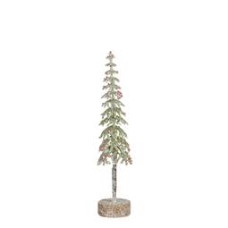 Skrautjólatré grænt hrímað 26 cm – Mica Decorations