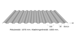 Kantstál Aluz. 0,99CM 0,6MM 20mm