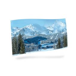 Bakgrunnur Mountain Landscape 150x75cm