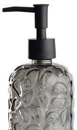 Sápuskammtari grátt gler 400ml