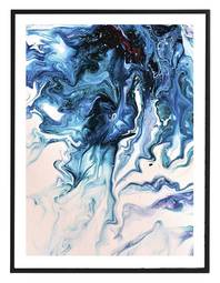 Svartur myndarammi 30x40