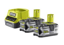 Ryobi hleðslutæki & 2x18V rafhlöður