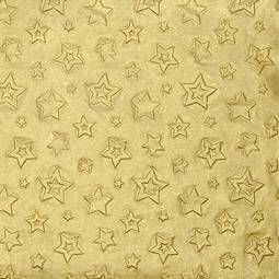 Serv. Embossed Star Gold 33X33