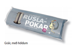 Ruslapokar gráir með haldi 85x600x0,025