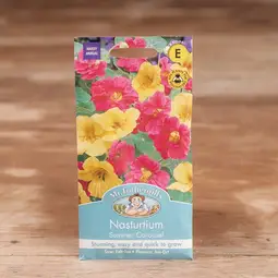 Fræ nasturtium summer carousel