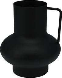 Vasi Zinc 15Cm Svartur