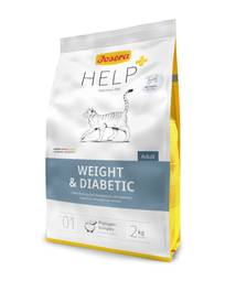 Kattafóður Help Weight & Diabetic 2kg