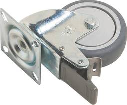 Lux Hjól 75X25Mm M/Snú/Brem