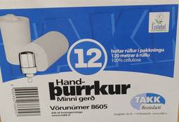 Handþurrka Hvít Lítil 