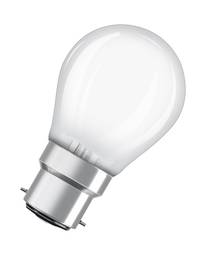 LED kúlupera 5,7W(40W) B22d 2700K mött