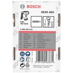 Bosch Pinnar 1,2/18G 40Mm Galv (5000)