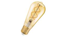 OSRAM LED EDISON SPIRAL 4,5W GYLLT E27 DIM