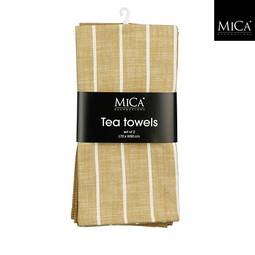 Mica Viskustykki 70x50cm Gult