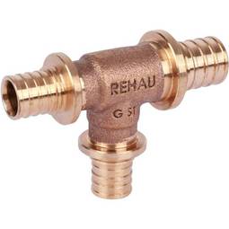 Rehau té 50-25-50 rx+ (lead free gunmetal)
