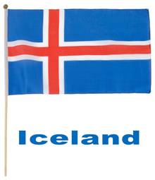 FÁNI ÍSLAND 30X46CM