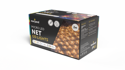 Norland Micro LED Net IP65, 2 × 1,5 m, 120 ljós – Marglitt
