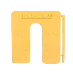 Plastmillilegg 2 mm gul