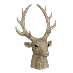 Hreindýrshaus skraut dökkbrúnt 26 cm – Mica Decorations