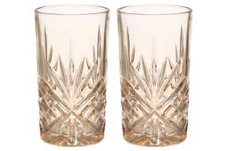 Glös 2 stk 40 cl brons