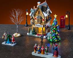 Tannenbaum Christmas Shoppe Set, Incl. Adaptor (550mA)