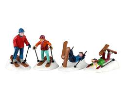 Ski School Lessons, Set of 4