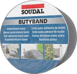 Bútýlband Soudal Butyband Alu 7,5 cm x 10 m