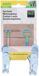Krókar fyrir garðverkfærin 4stk