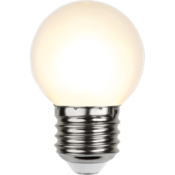 LED skrautpera E27 G45 1W hlýhvít